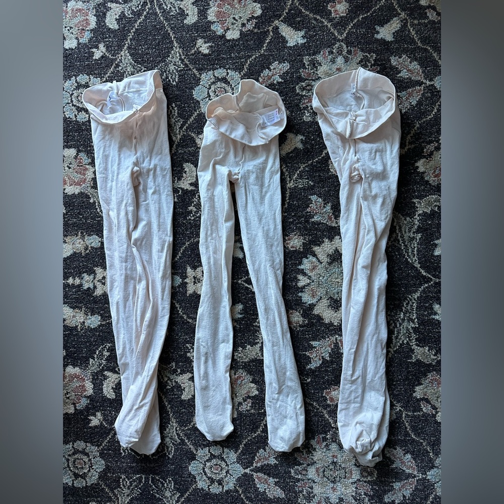 Mondor Size Small 3 Pairs 310 Tights Ballerina Pink